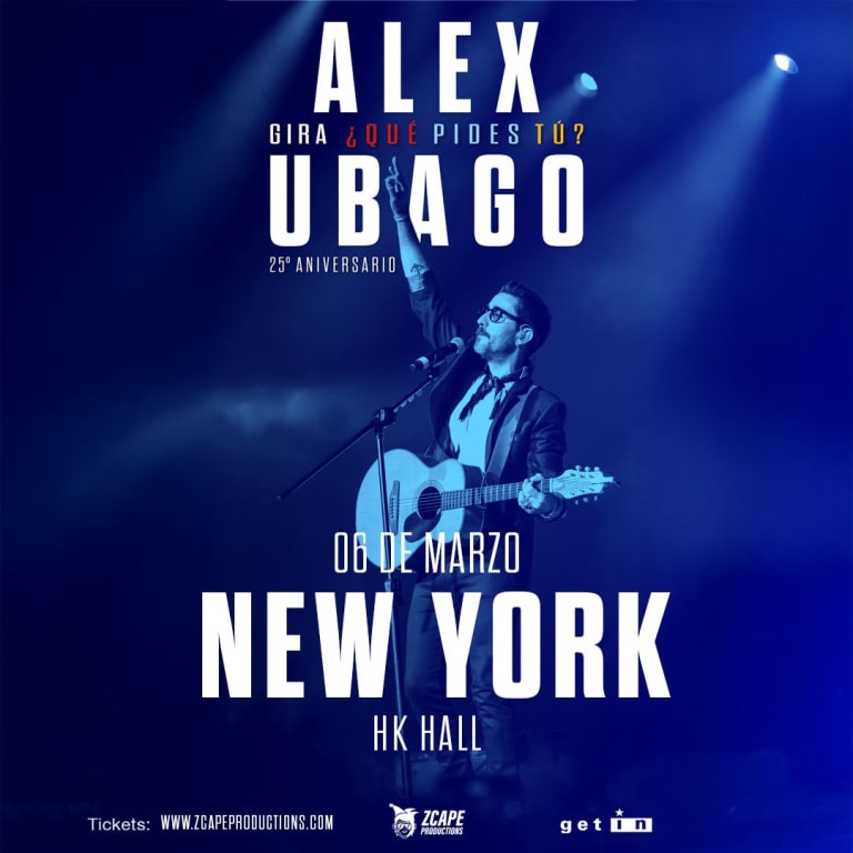 Event - Alex Ubago en concierto en New York - New York, New York - March 6, 2026 | concert tickets