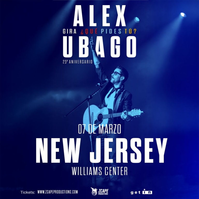Event - Alex Ubago en concierto en New Jersey - Rutherford, New Jersey - March 7, 2026 | concert tickets