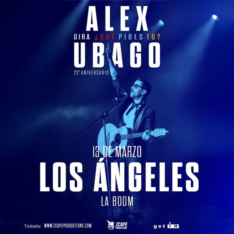 Event - Alex Ubago en concierto en Los Angeles - Los Angeles, California - March 13, 2026 | concert tickets