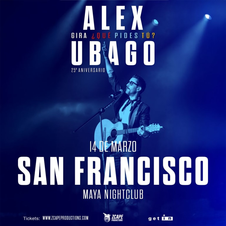 Event - Alex Ubago en concierto en San Francisco - Redwood City, California - March 14, 2026 | concert tickets