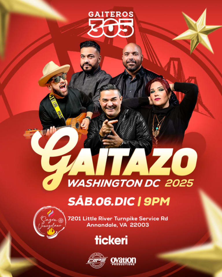 Event - Gaitazo Washington DC 2025 con Gaiteros 305 - Annandale, Virginia - December 6, 2025 | concert tickets
