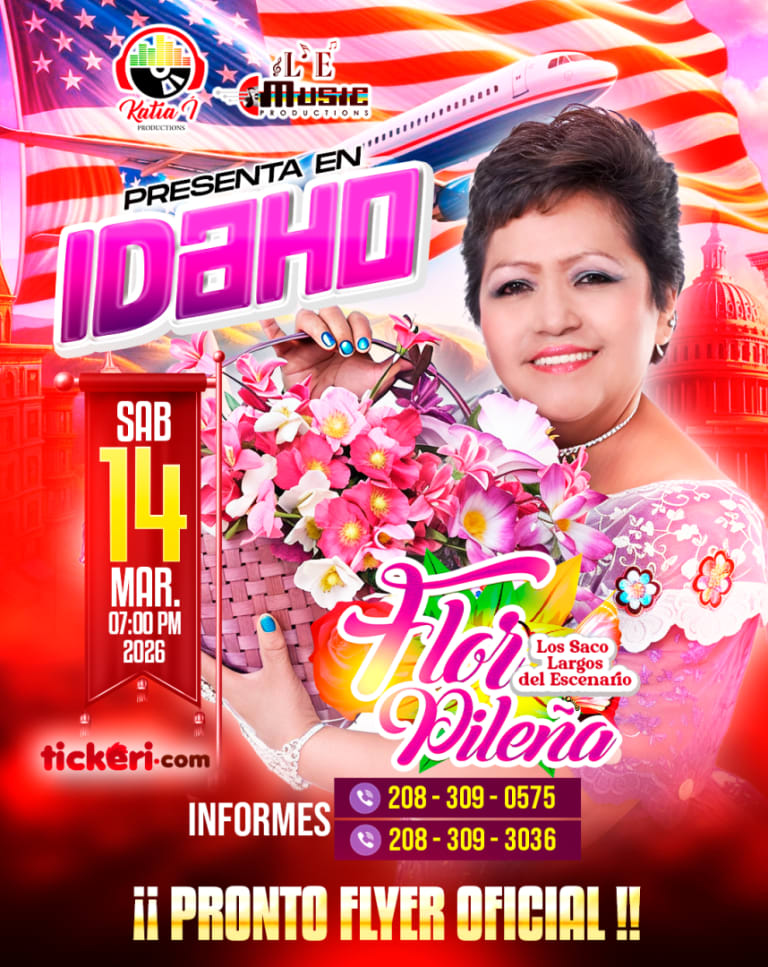Event - FLOR PILEÑA en IDAHO  - Bellevue, Idaho - March 14, 2026 | concert tickets