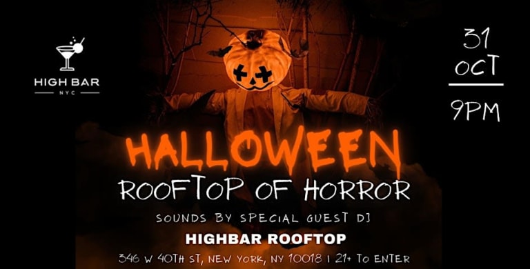 Event - #1 HALLOWEEN ROOFTOP OF HORROR - Halloween Party @ Highbar - New York, NY - vie, 31 de octubre de 2025} | concert tickets
