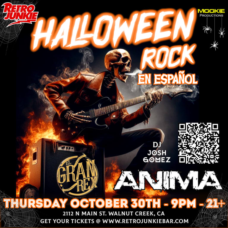Event - Halloween Rock en Español - Retro Edition - Walnut Creek, CA - Thu, October 30, 2025} | concert tickets