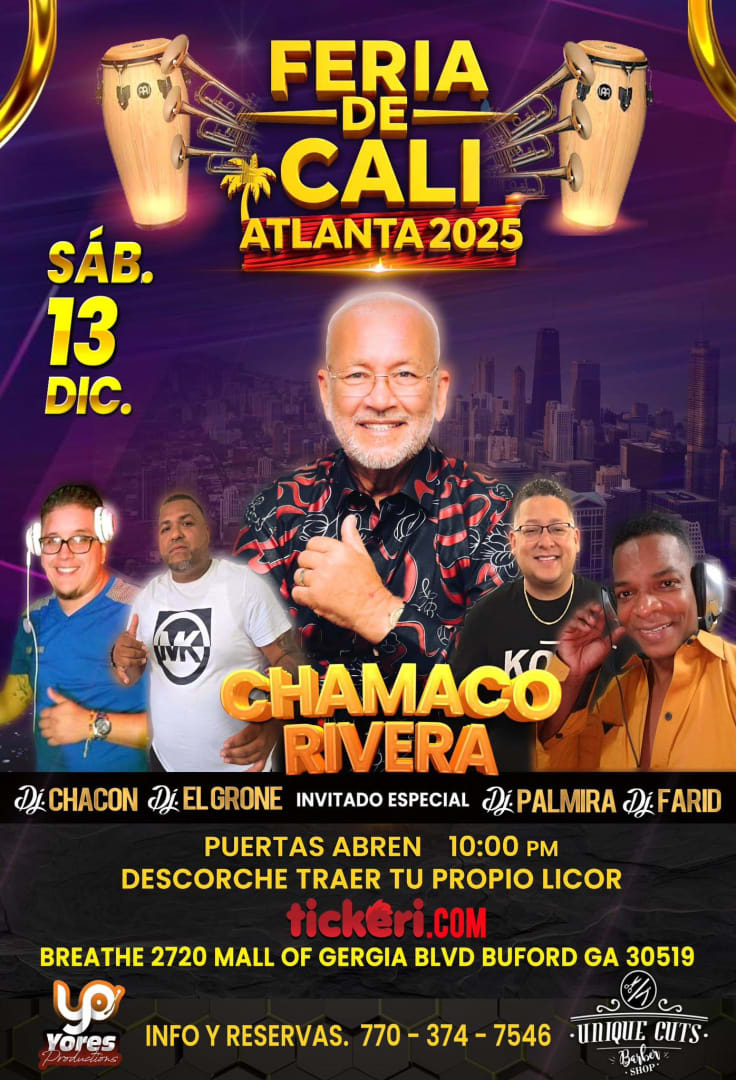 Event - FERIA DE CALI ATLANTA GA 2025 - Buford, GA - sáb, 13 de diciembre de 2025} | concert tickets