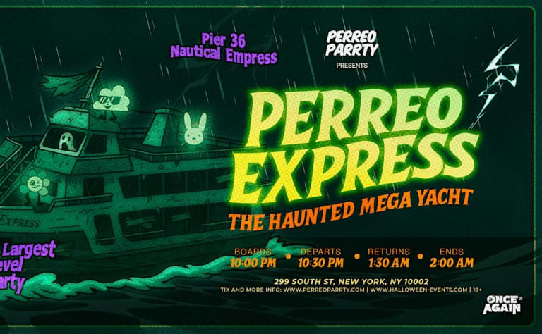 Event - PERREO EXPRESS Halloween Haunted Mega Yacht - Latin & Reggaeton Boat Party - New York, New York - November 1, 2025 | concert tickets