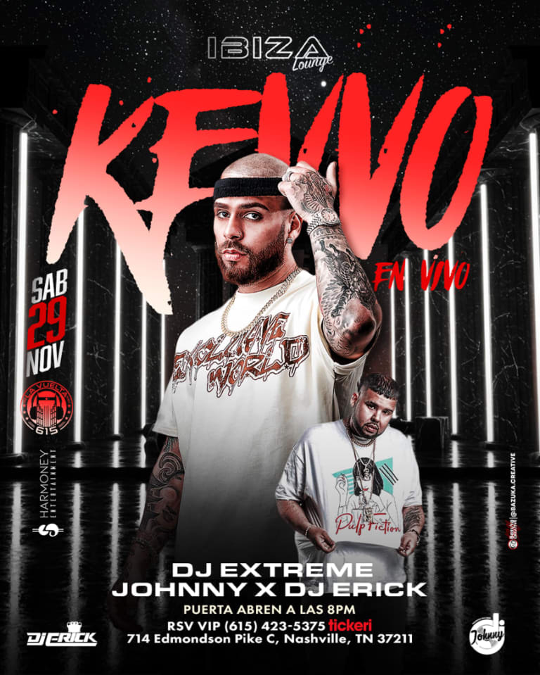 Event - Kevvo  - Nashville, Tennessee - November 22, 2025 | concert tickets