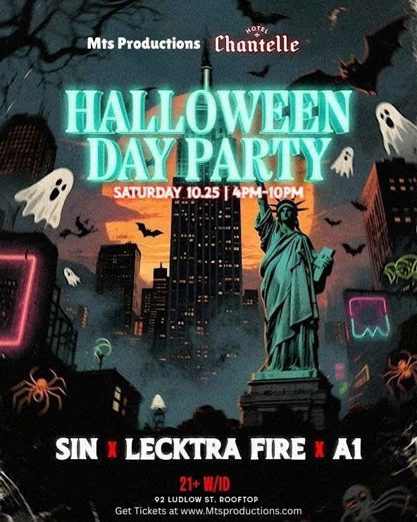 Event - Reggaeton Day Party NYC: Halloween Edition at Hotel Chantelle - New York, New York - October 25, 2025 | concert tickets