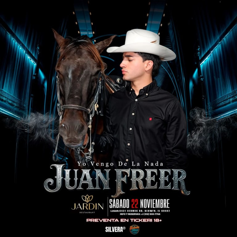 Event - Juan Freer en vivo en Berwyn  - Berwyn, Illinois - November 22, 2025 | concert tickets