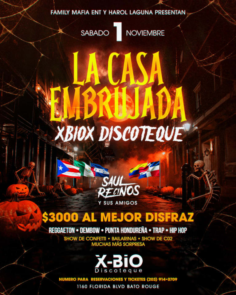 Event - LA CASA EMBRUJADA  - Baton Rouge, LA - sáb, 1 de noviembre de 2025} | concert tickets