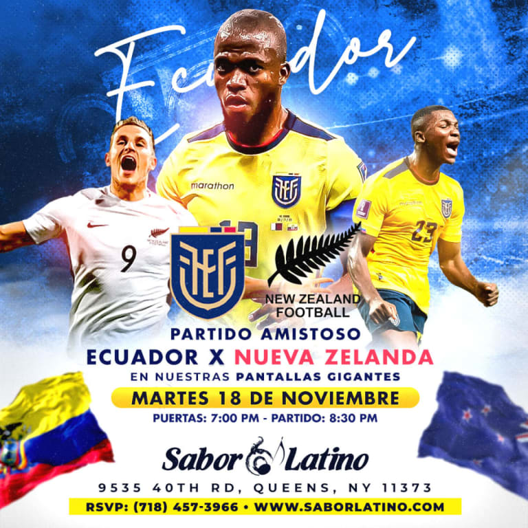 Event - ⚽ECUADOR X NUEVA ZELANDA  - Queens, New York - November 18, 2025 | concert tickets