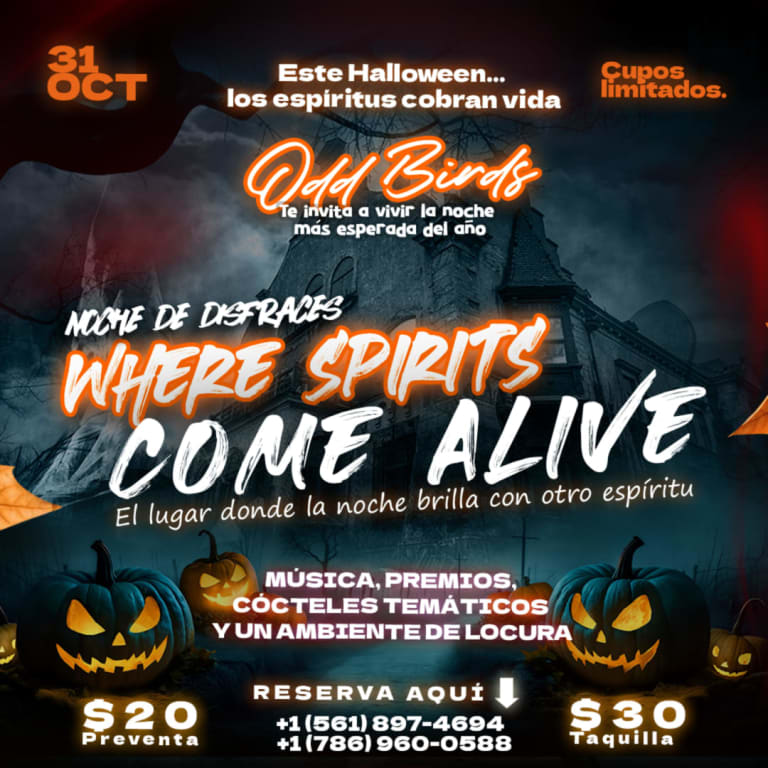 Event - 🎃 Odd Birds Halloween: Where Spirits Come Alive - Miami, FL - vie, 31 de octubre de 2025} | concert tickets