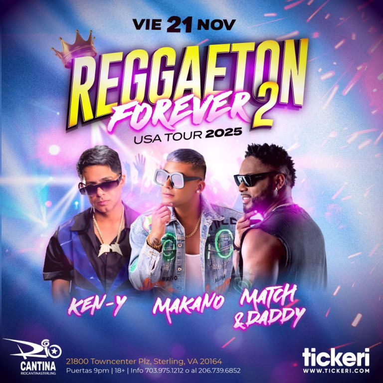 Event - KEN-Y , MAKANO , MATCH & DADDY  EN VIVO EN STERLING VA - Sterling, Virginia - November 21, 2025 | concert tickets