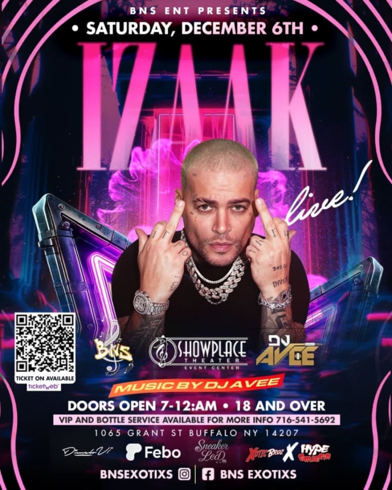 Event - IZAAK EN VIVO  - Buffalo, New York - December 6, 2025 | concert tickets