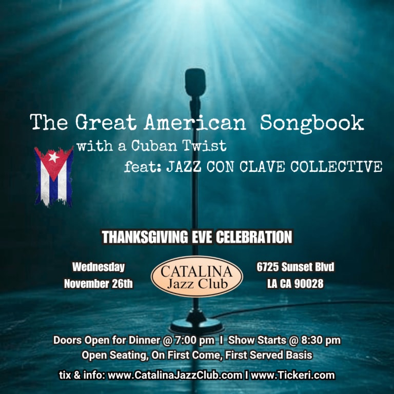 Event - The Great American Songbook with a Cuban Twist - Los Angeles, CA - Wed, November 26, 2025} | concert tickets