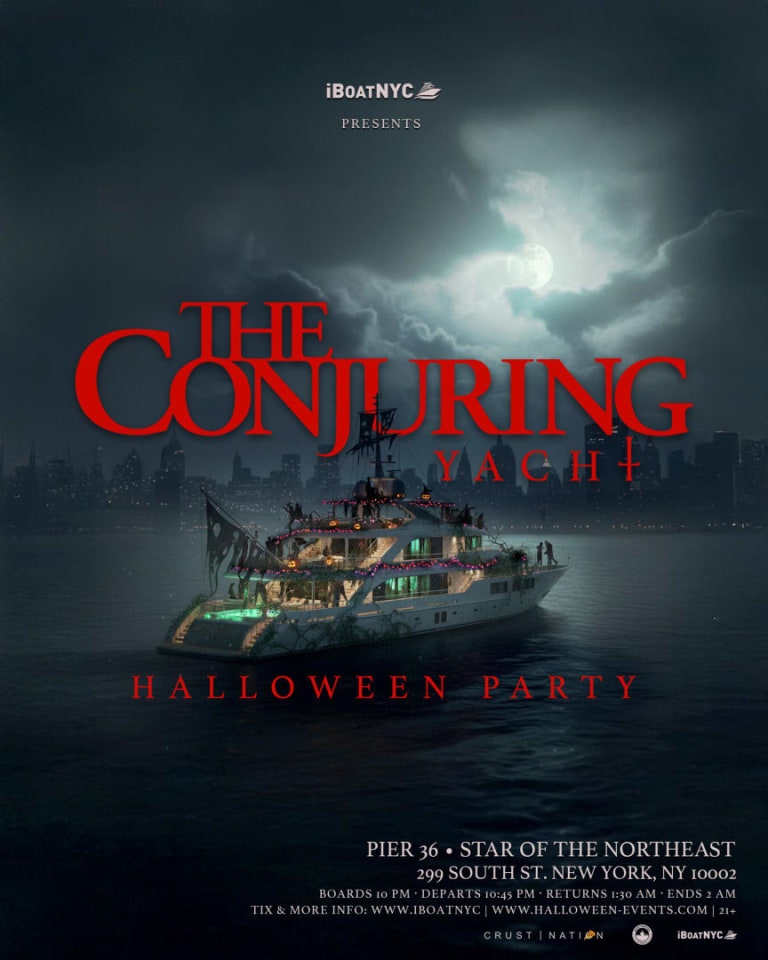 Event - THE CONJURING YACHT - HALLOWEEN Party Boat Cruise - New York, New York - October 31, 2025 | concert tickets