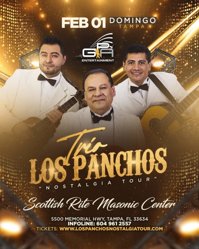 Event - Trio Los Panchos - Nostalgia Tour - Tampa - Tampa, Florida - February 1, 2026 | concert tickets