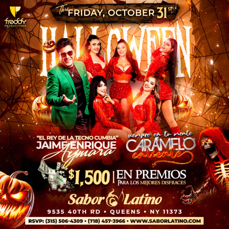 Event - CARAMELO CALIENTE & JAIME ENRIQUE AYMARA | Sabor Latino Queens - Queens, New York - October 31, 2025 | concert tickets