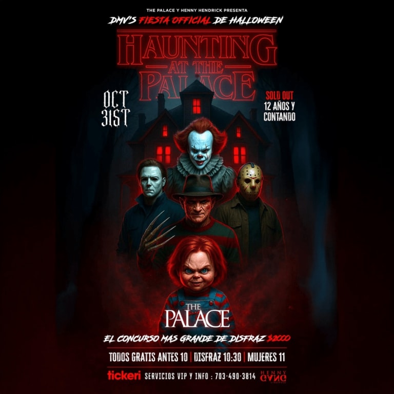 Event - DMV'S OFFICIAL 2025 HALLOWEEN PARTY at The Palace  - Woodbridge, VA - Fri, October 31, 2025} | concert tickets