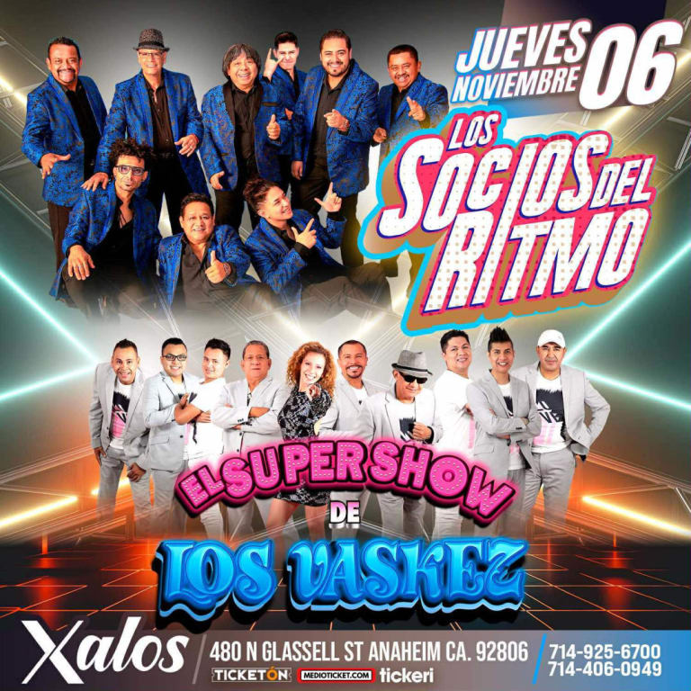 Event - Los Socios del Ritmo y El Supershow de Los Vaskez en Ahaheim - Anaheim, California - November 6, 2025 | concert tickets