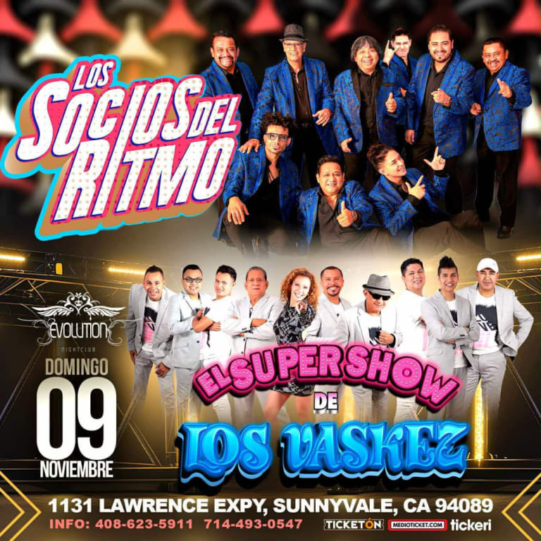 Event - Los Socios del Ritmo y El Supershow de Los Vaskez  en Sunnyvale - Sunnyvale, California - November 9, 2025 | concert tickets