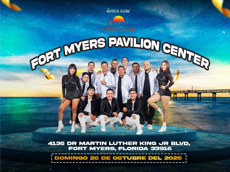 Event - Costa Azul “El Imperio de la Cumbia” en Vivo – Fort Myers Pavilion Center Florida - Fort Myers, Florida - October 26, 2025 | concert tickets