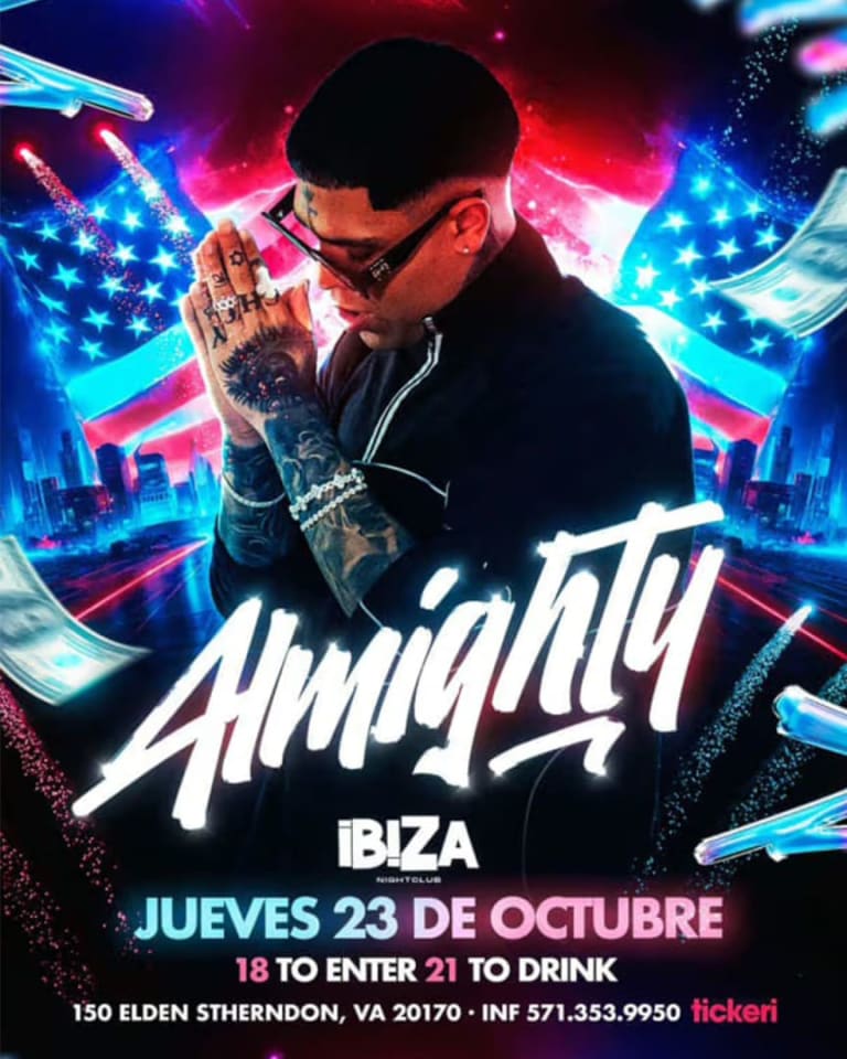 Event - ALMIGHTY LIVE EN HERNDON VA - Herndon, VA - Thu, October 23, 2025} | concert tickets
