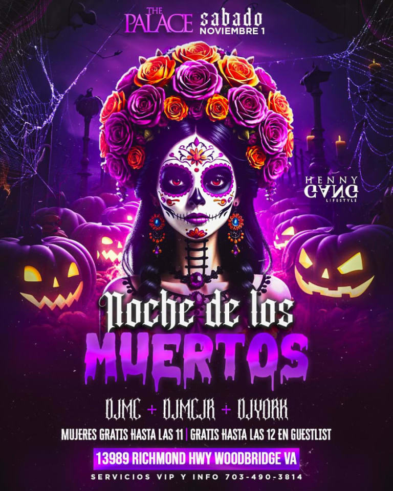 Event - NOCHE DE LOS MUERTOS-Sábados VIP NOV 1 - Woodbridge, VA - sáb, 1 de noviembre de 2025} | concert tickets