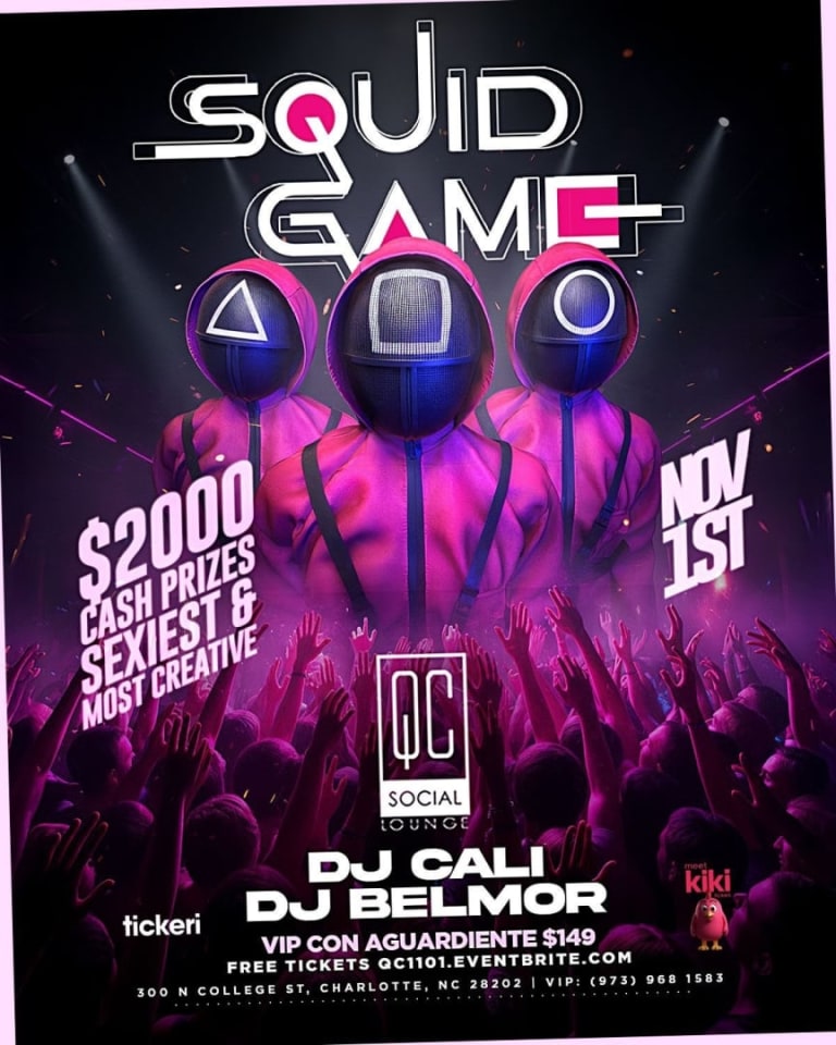 Event - Squid Game Party - Charlotte, North Carolina - November 1, 2025 | concert tickets