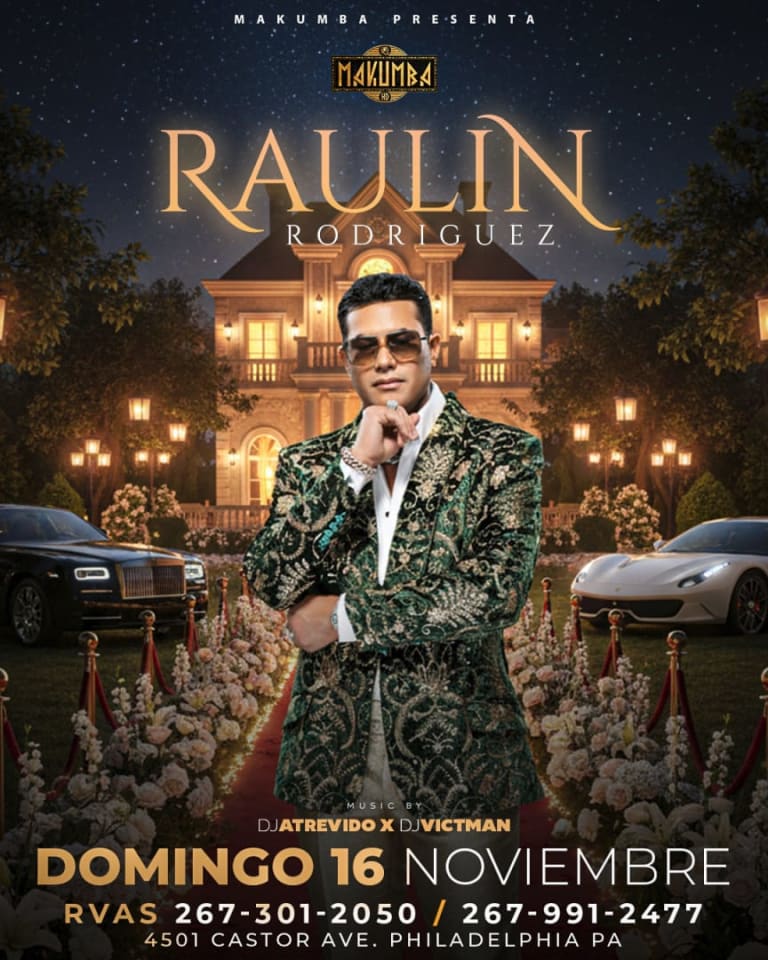 Event - Raulin Rodriguez en concierto - Philadelphia, PA - dom, 16 de noviembre de 2025} | concert tickets