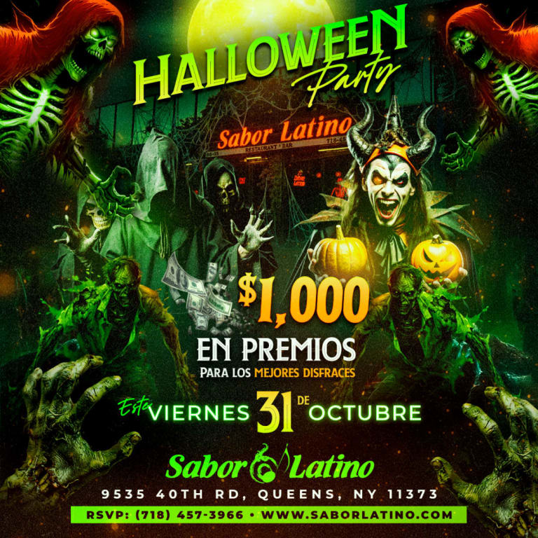Event - HALLOWEEN PARTY | Sabor Latino - Queens, NY - vie, 31 de octubre de 2025} | concert tickets