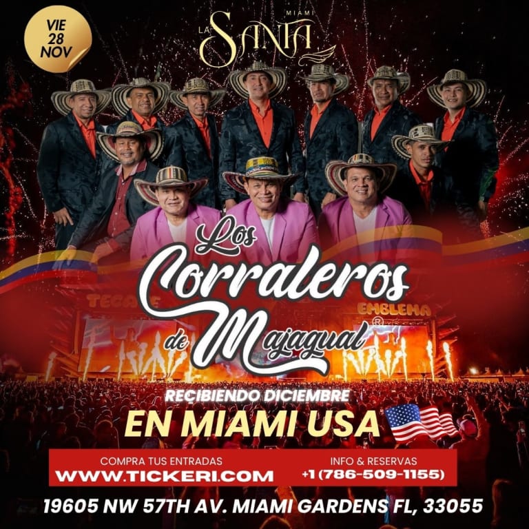 Event - Los Corraleros de Majagual “MIAMI” - Miami Gardens, FL - Fri, November 28, 2025} | concert tickets