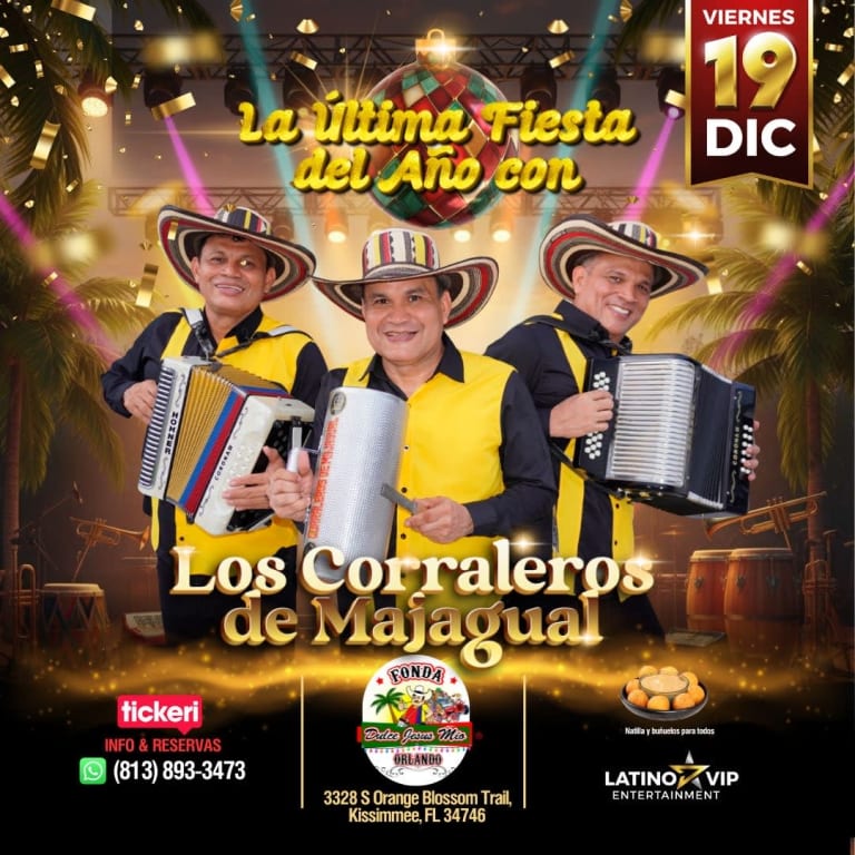 Event - LA ULTIMA FIESTA DEL AÑO CON “LOS CORRALEROS DE MAJAGUAL” - Kissimmee, Florida - December 19, 2025 | concert tickets