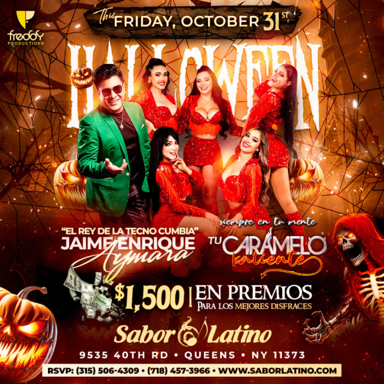 Event - Jaime enrique Aymara & Tu Caramelo Kaliente en Nueva York - Queens, NY - vie, 31 de octubre de 2025} | concert tickets
