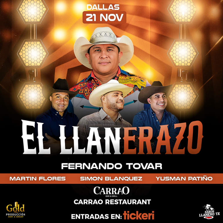 Event - EL LLANERAZO🤠🇺🇲 - Dallas, TX - Fri, November 21, 2025} | concert tickets
