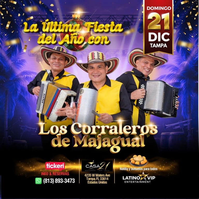 Event - LOS CORRALEROS DE MAJAGUAL EN TAMPA FL - Tampa, Florida - December 21, 2025 | concert tickets