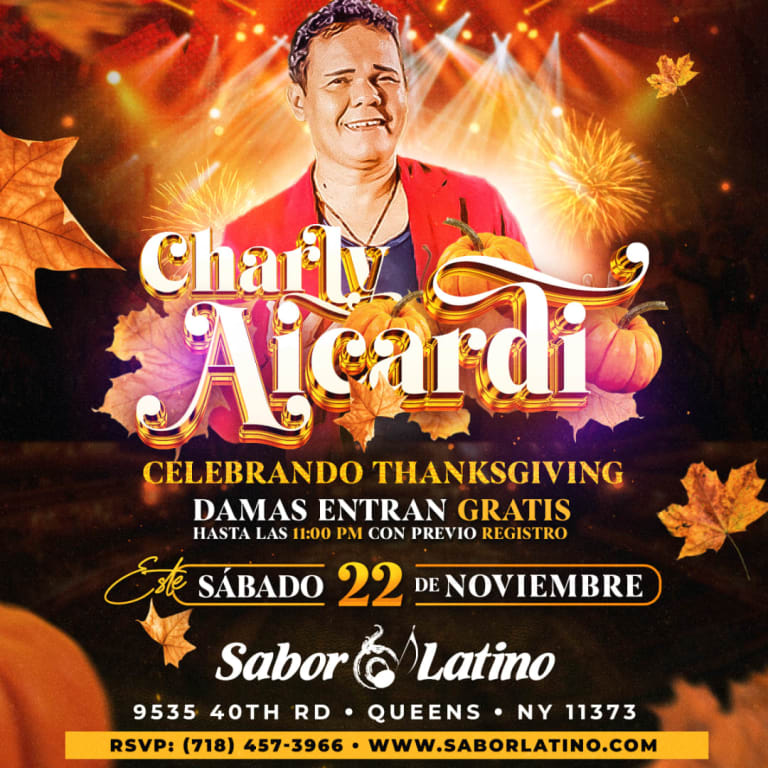 Event - 🎶 CHARLY AICARDI - Queens, NY - Sat, November 22, 2025} | concert tickets