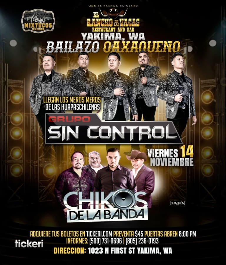 Event - BAILAZO OAXAQUEÑO - Yakima, Washington - November 14, 2025 | concert tickets