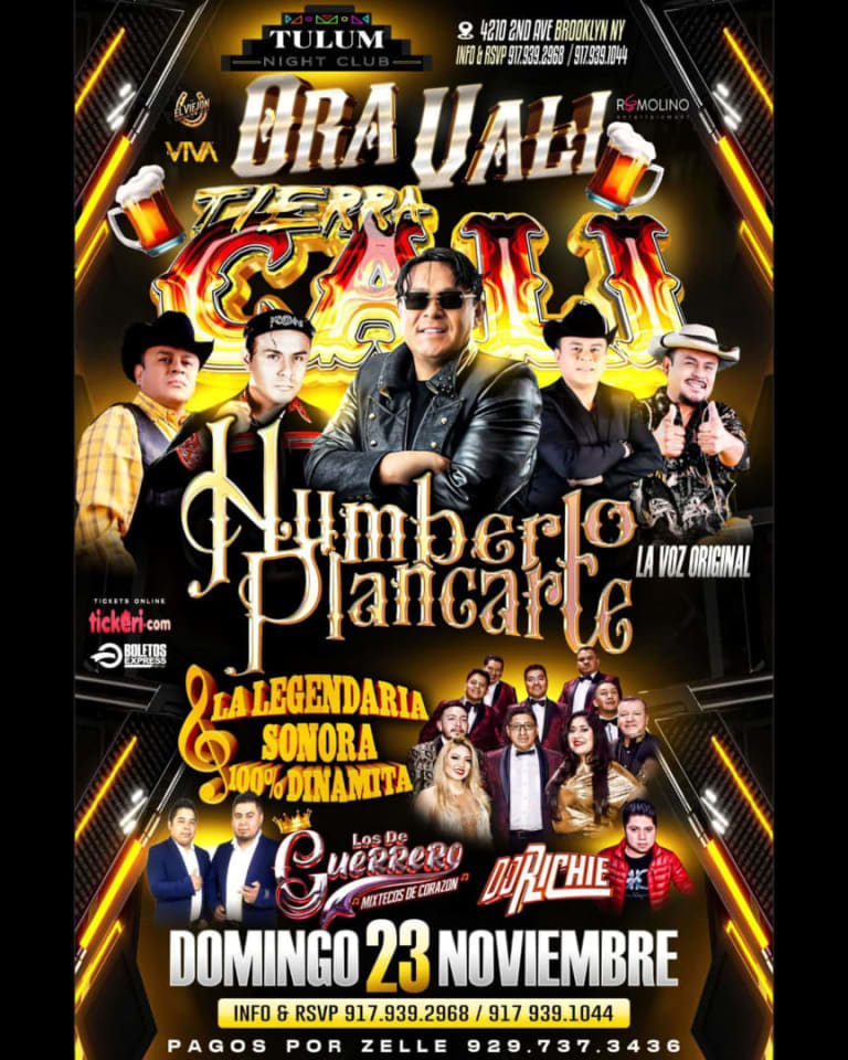 Event - HUMBERTO PLANCARTE  - Brooklyn, NY - Sun, November 23, 2025} | concert tickets