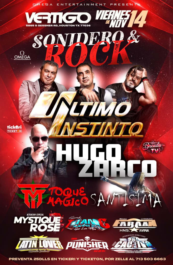 Event - Sonidero & Rock en Houston - Houston, Texas - November 14, 2025 | concert tickets
