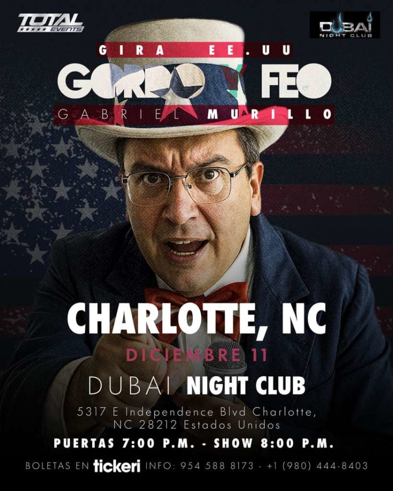 Event - Gabriel Murillo Gordo y Feo en North Carolina - Charlotte, North Carolina - December 11, 2025 | concert tickets