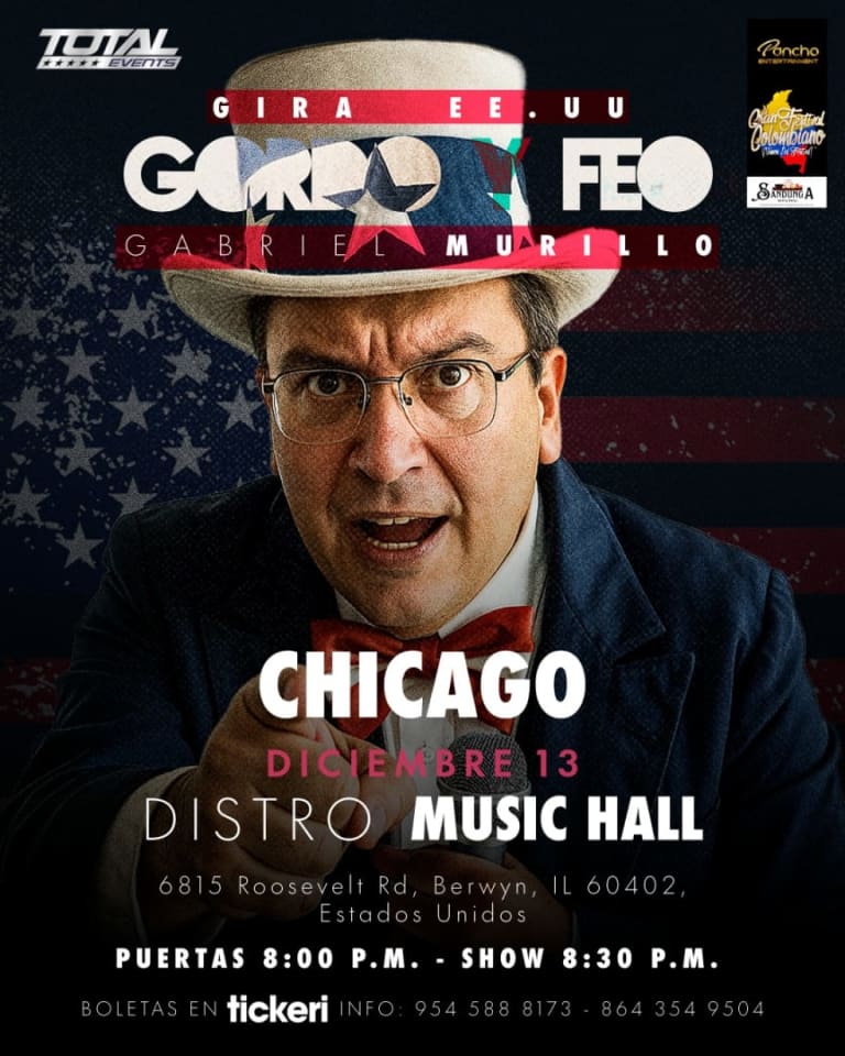 Event - Gabriel Murillo Gordo y Feo en  Chicago - Berwyn, Illinois - December 13, 2025 | concert tickets