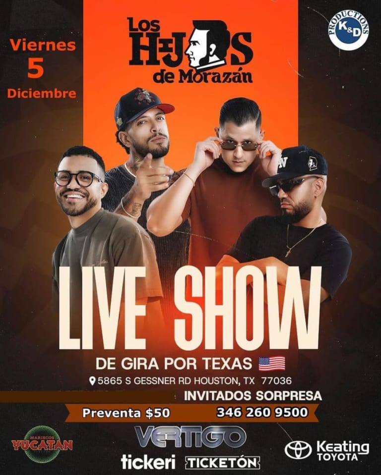 Event - Los hijos de Morazan en Houston- FECHA NUEVA  - Houston, Texas - December 5, 2025 | concert tickets