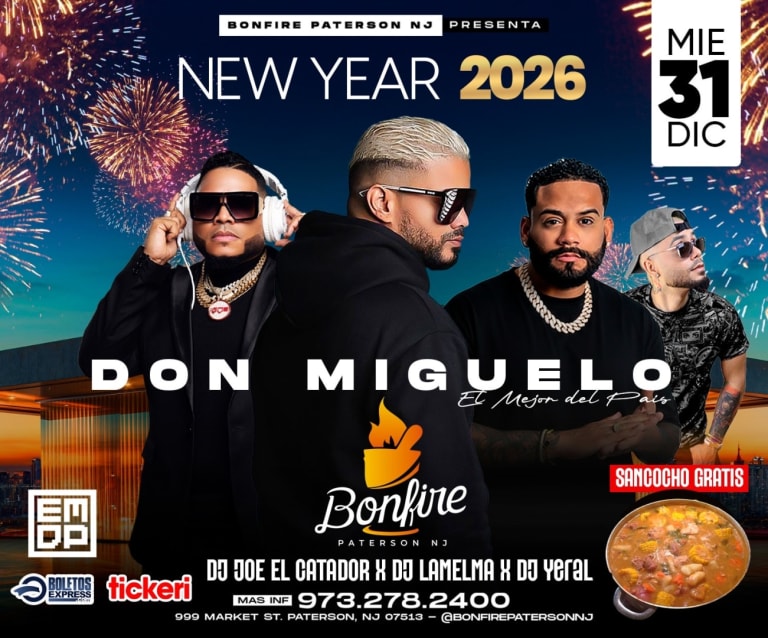 Event - DON MIGUELO & DJ JOE  NEW YEAR  - Paterson, NJ - Wed, December 31, 2025} | concert tickets