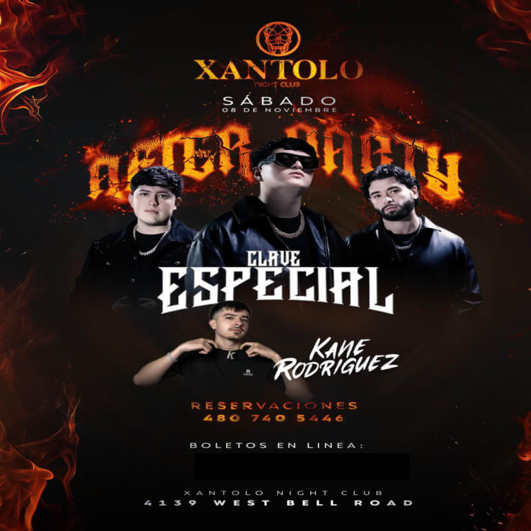 Event - CLAVE ESPECIAL - Phoenix, AZ - sáb, 8 de noviembre de 2025} | concert tickets