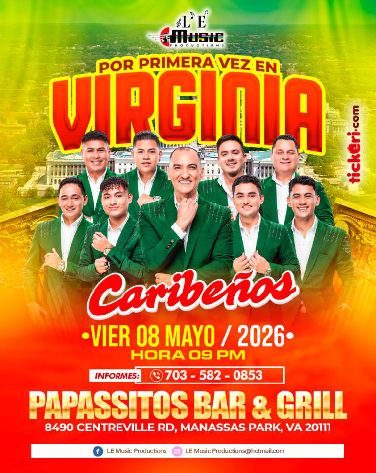 Event - LOS CARIBEÑOS de GUADALUPE en VIRGINIA  - Manassas Park, VA - vie, 8 de mayo de 2026} | concert tickets