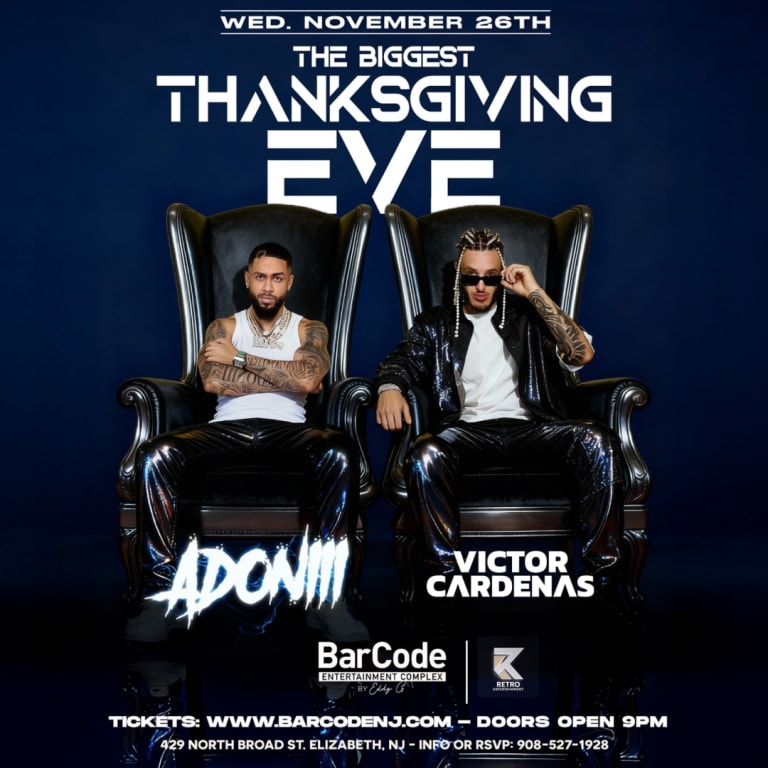 Event - Thanksgiving Eve w/ DJ Adoni  - Elizabeth, New Jersey - November 26, 2025 | concert tickets