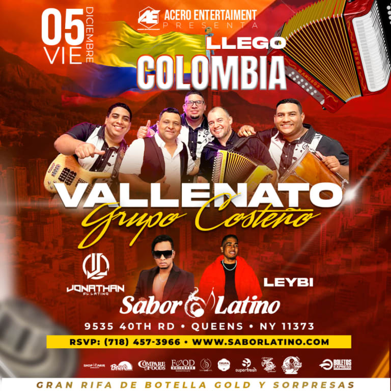 Event - LLEGO COLOMBIA | Sabor Latino - Queens, NY - Fri, December 5, 2025} | concert tickets