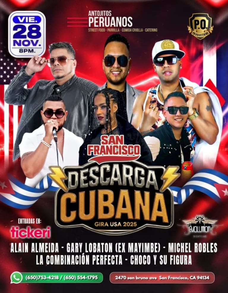 Event - Descarga Cubana en San Francisco - San Francisco, CA - Fri, November 28, 2025} | concert tickets