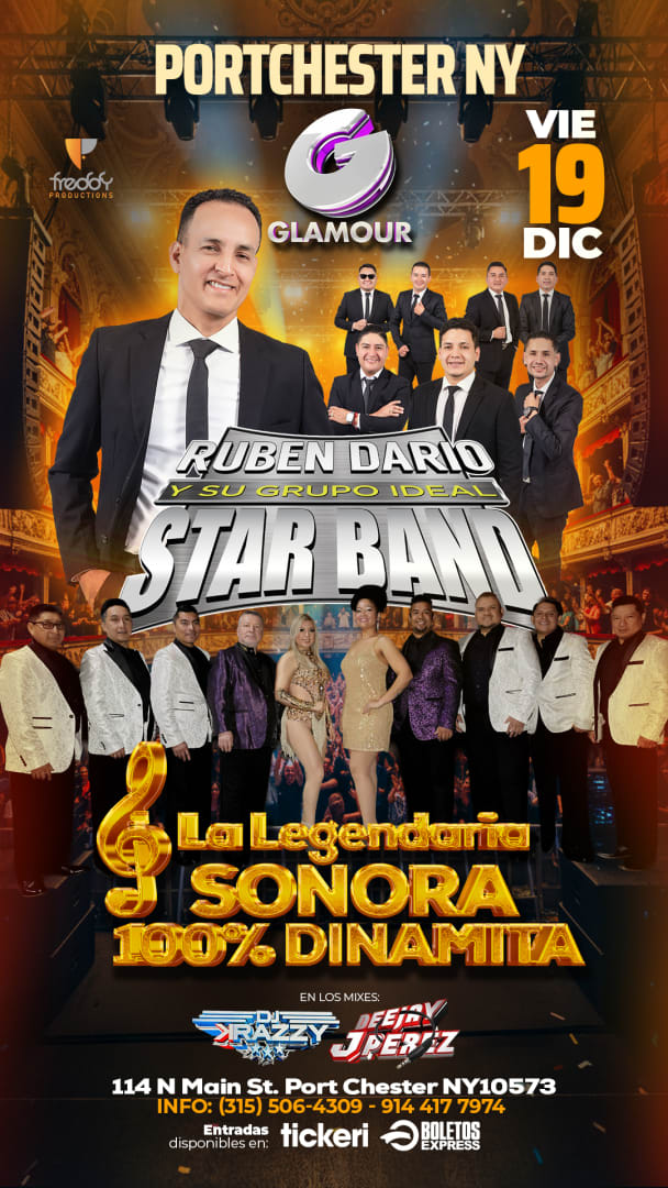 Event - Start Band & Sonora Dianmita EN PORT CHESTER,NY - Port Chester, New York - December 19, 2025 | concert tickets